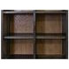 Olivia Black Bookcase with 8 Shelves