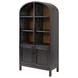Olivia Black Bookcase with 8 Shelves