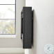 Owen Black 60" Wall Mounted Electric Fireplace Console
