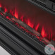 Owen Black 60" Wall Mounted Electric Fireplace Console