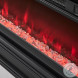 Owen Black 60" Wall Mounted Electric Fireplace Console