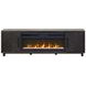 Palisades Charcoal 80" TV Stand with Fireplace and LED