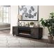 Palisades Charcoal 80" TV Stand with Fireplace and LED