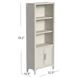 Towne White Door Bookcase