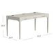 Towne White Writing Desk
