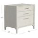 Towne White 3 Drawer Lateral File