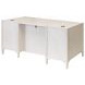 Towne White Double Pedestal Executive Desk