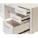 Towne White Double Pedestal Executive Desk