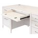 Towne White Double Pedestal Executive Desk