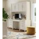 Towne White Credenza with Hutch
