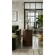 Tulane Brown 24" Round Side Table