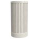 Tulane White 24" Round Side Table