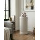 Tulane White 30" Round Side Table