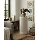 Tulane White 30" Round Side Table