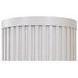 Tulane White 36" Round Side Table
