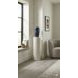 Tulane White 36" Round Side Table