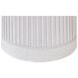Tulane White Round Chairside Table