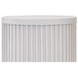 Tulane White Round Chairside Table