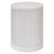 Tulane White Round Chairside Table