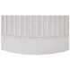 Tulane White Round End Table