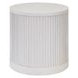 Tulane White Round Occassional Table Set