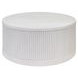 Tulane White Round Occassional Table Set
