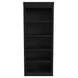 Willow Lane Ebony Black Open Bookcase