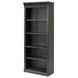 Willow Lane Ebony Black Open Bookcase