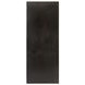 Willow Lane Ebony Black Open Bookcase with 2 Doors