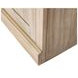 Willow Lane Natural Oak Open Bookcase with 2 Doors