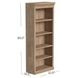 Willow Lane Natural Oak Open Bookcase