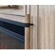 Willow Lane Natural Oak 80" TV Stand with Fireplace and LED