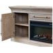 Willow Lane Natural Oak 80" TV Stand with Fireplace and LED