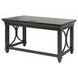 Willow Lane Ebony Black 60" Writing Desk with USB Charging