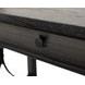 Willow Lane Ebony Black 60" Writing Desk with USB Charging