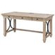 Willow Lane Natural Oak 60" Writing Desk with USB Charging