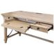 Willow Lane Natural Oak 60" Writing Desk with USB Charging
