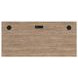 Willow Lane Natural Oak 60" Writing Desk with USB Charging