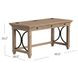 Willow Lane Natural Oak 60" Writing Desk with USB Charging