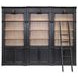 Willow Lane Black 3 Piece Tall Bookcase with Ladder