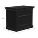 Willow Lane Ebony Black Lateral File Cabinet