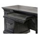 Willow Lane Ebony Black 68" Executive Desk