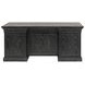 Willow Lane Ebony Black 68" Executive Desk