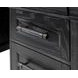 Willow Lane Ebony Black 68" Executive Desk