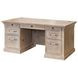 Willow Lane Natural Oak 68" Executive Desk
