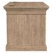 Willow Lane Natural Oak 68" Executive Desk