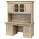Willow Lane Natural Oak 68" Credenza with Hutch and USB Charging