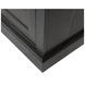 Willow Lane Ebony Black 118" Executive L Desk with USB Charging