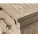 Willow Lane Natural Oak 118" Executive L Desk with USB Charging