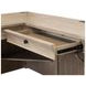 Willow Lane Natural Oak 118" Executive L Desk with USB Charging